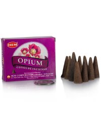 Kadzidełka stożkowe HEM Opium