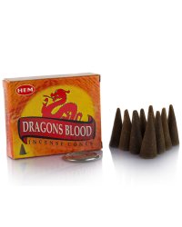 Kadzidełka stożkowe HEM Dragon Blood