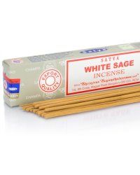 Kadzidełka Nag champa Satya - Biała szałwia